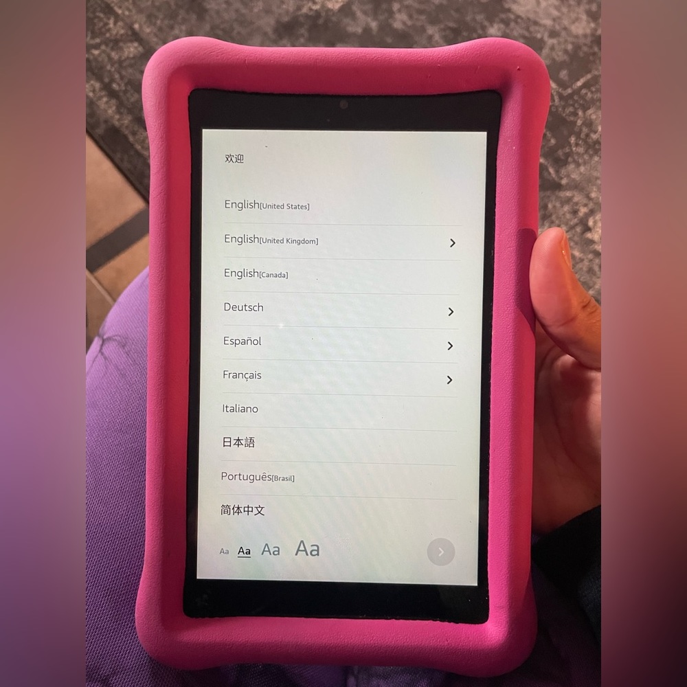 Amazon fire tablet